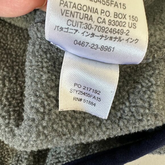 Patagonia Synchilla Snap-T Fleece Pullover XS Gray 25455 - Picture 6 of 8